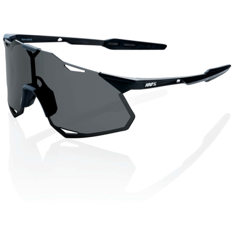 100% Glasses Racetrap 30 Gloss Black Smoke Lens - The Bicycle Chain