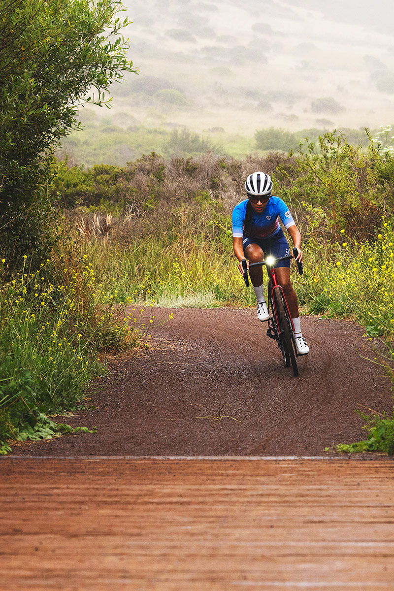 Trek Domane Road Bike On Gravel