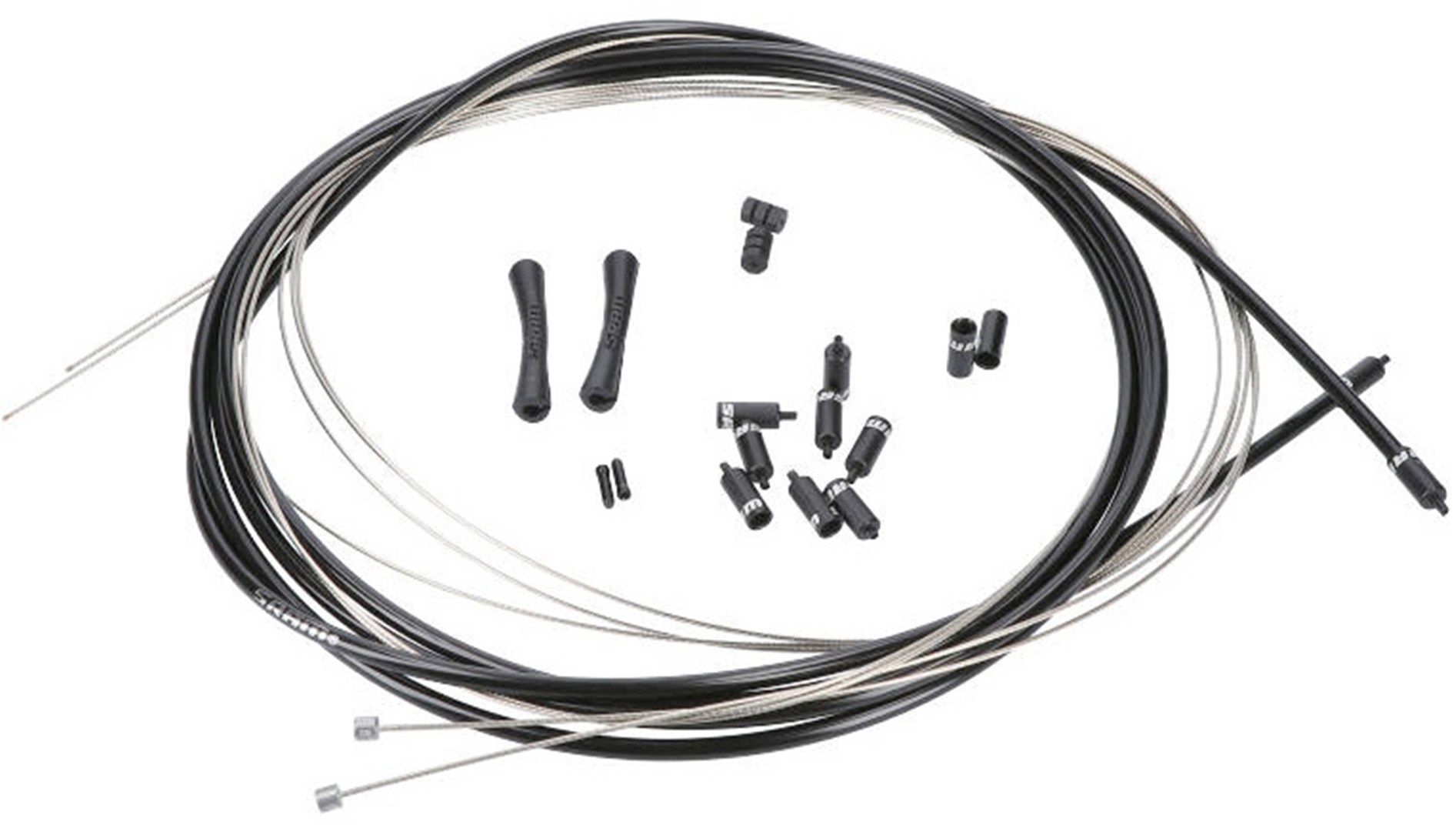 SramMTB Cable Housing And Hydraulic Line Rotating Hooks - Pack Of 4,Black