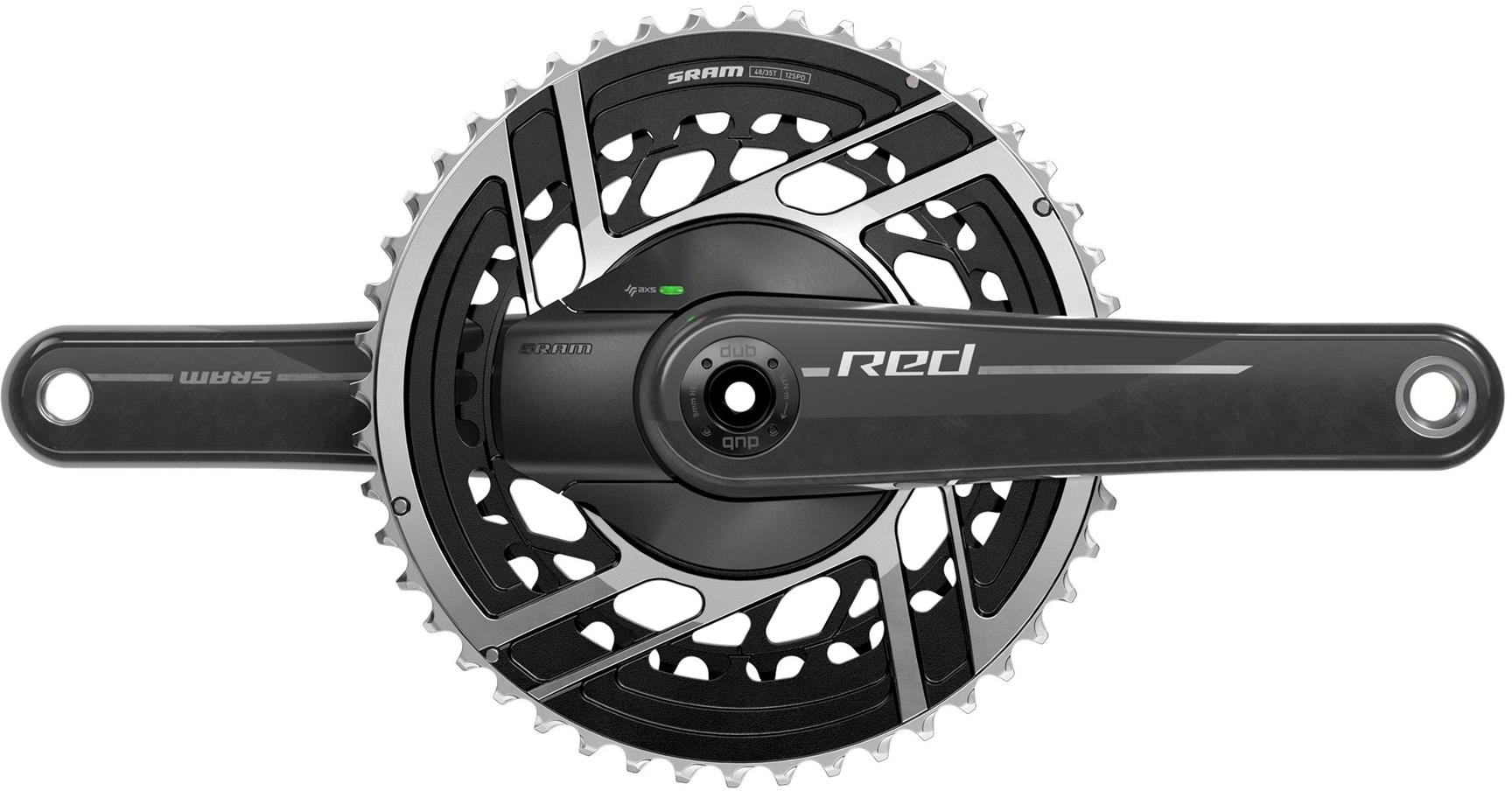 スラム SRAM Red AXS Crank + Power Meter Sram Red AXS E1 Power Meter Spider DUB Chainset (BB NOT INC