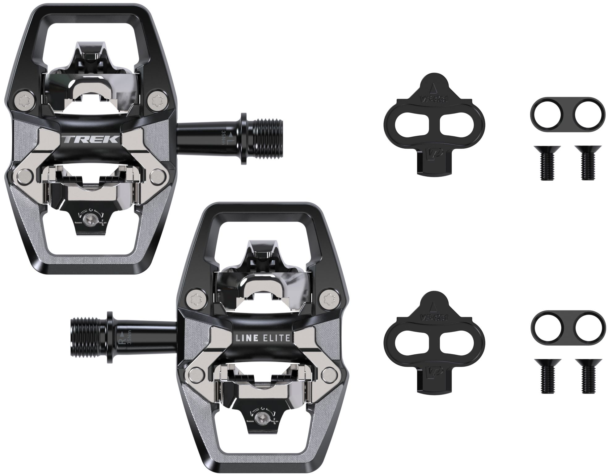 Trek Line Elite Clipless Pedal Set The Bicycle Chain