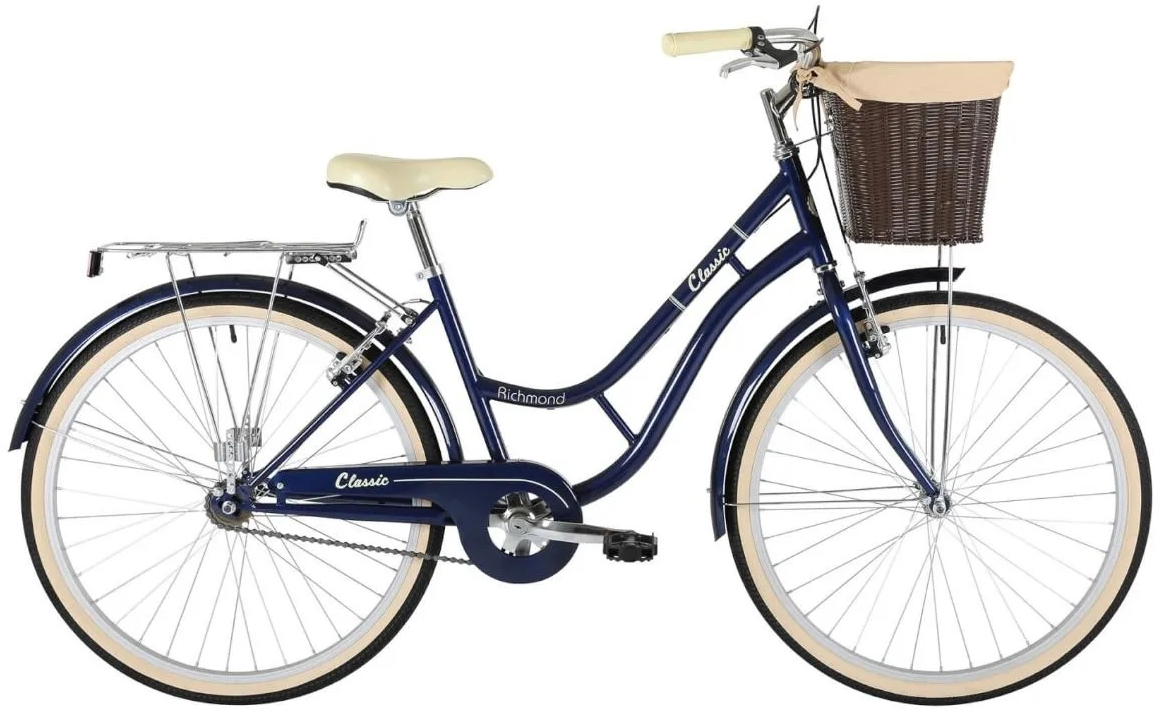 Heritage bike with basket outlet