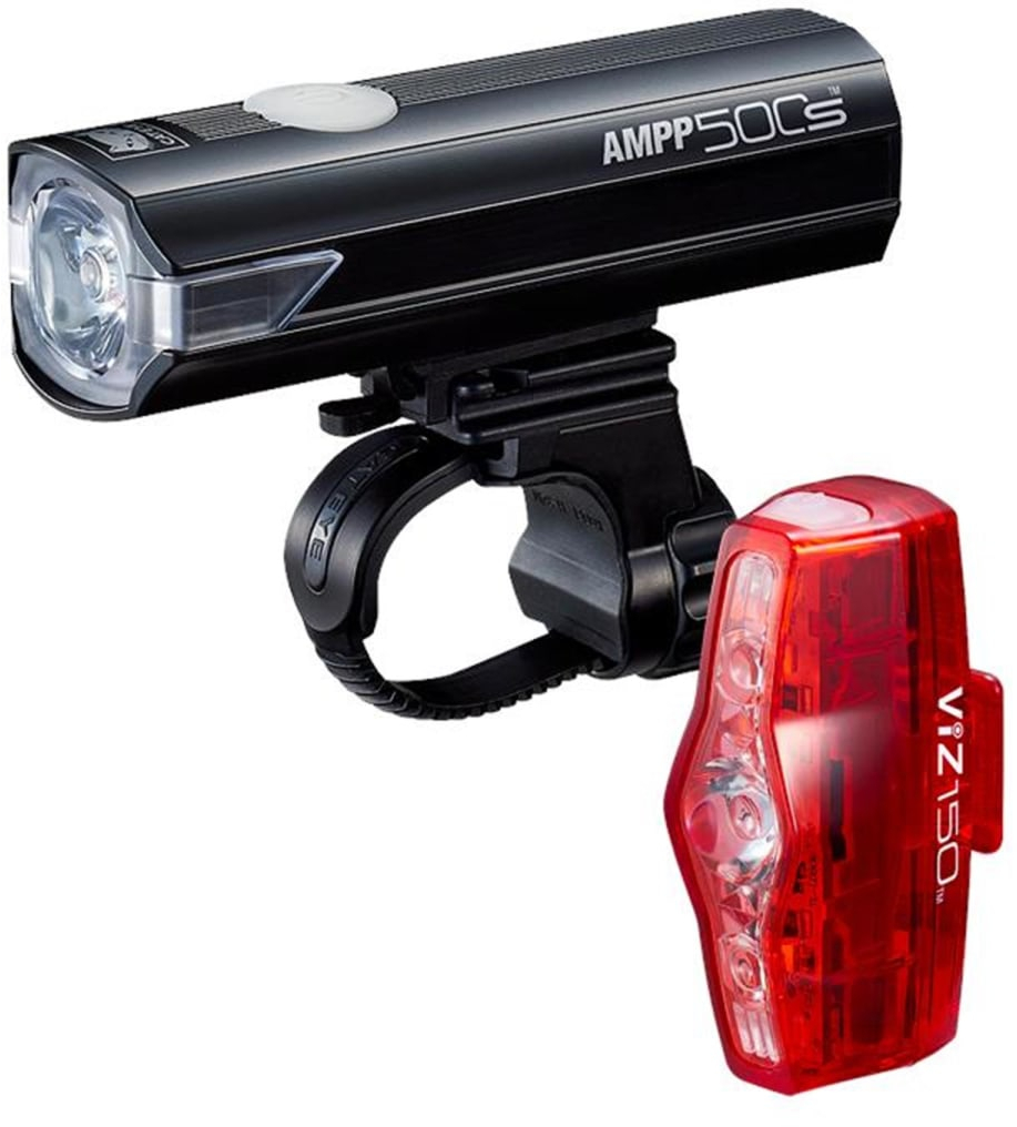 Cateye AMPP 500S VIZ 150 Bike Light Set USBC The Bicycle Chain