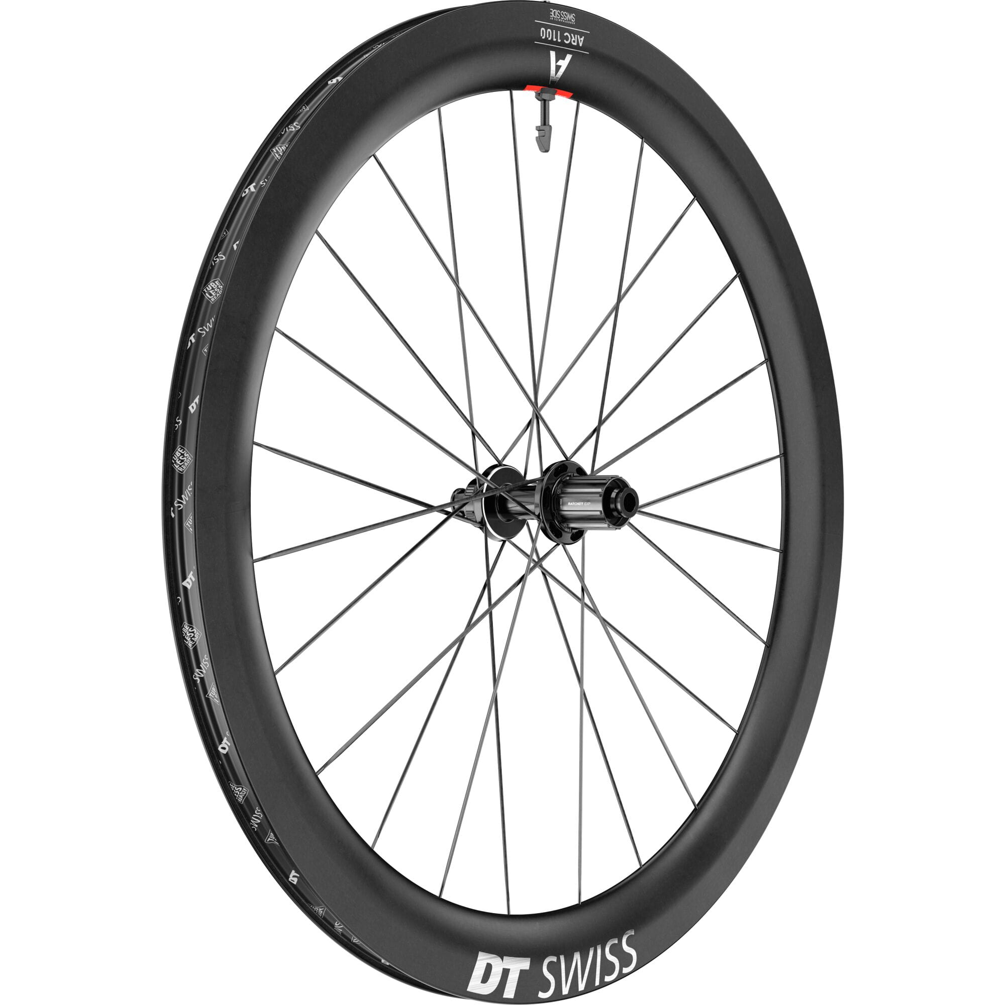 DT Swiss ARC 1100 DICUT disc brake wheel carbon clincher 55 x 22 mm rim ...