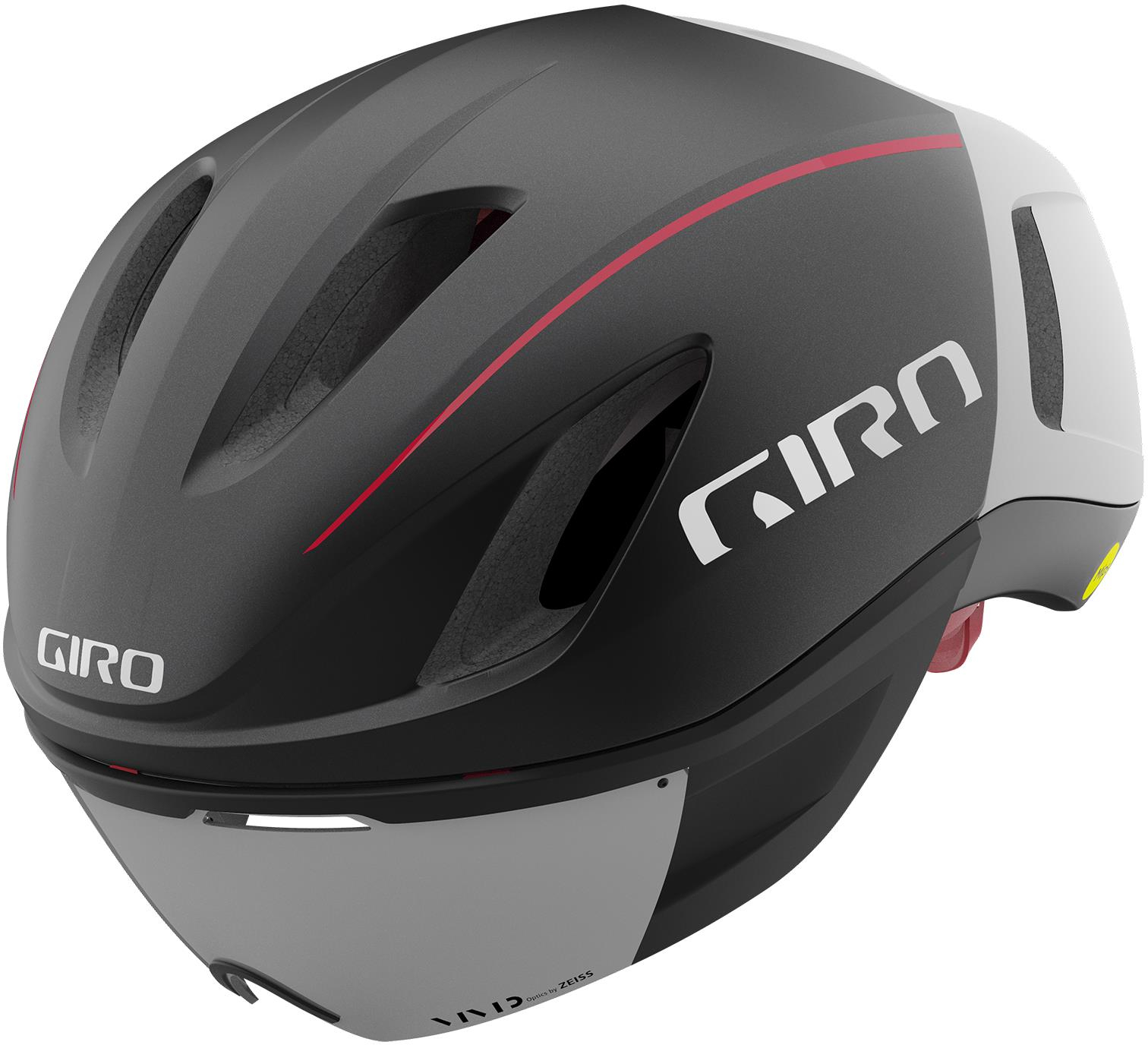 Giro VANQUISH MIPS AERO HELMET 2022 MATTE BLACK WHITE RED 5155CM - The  Bicycle Chain