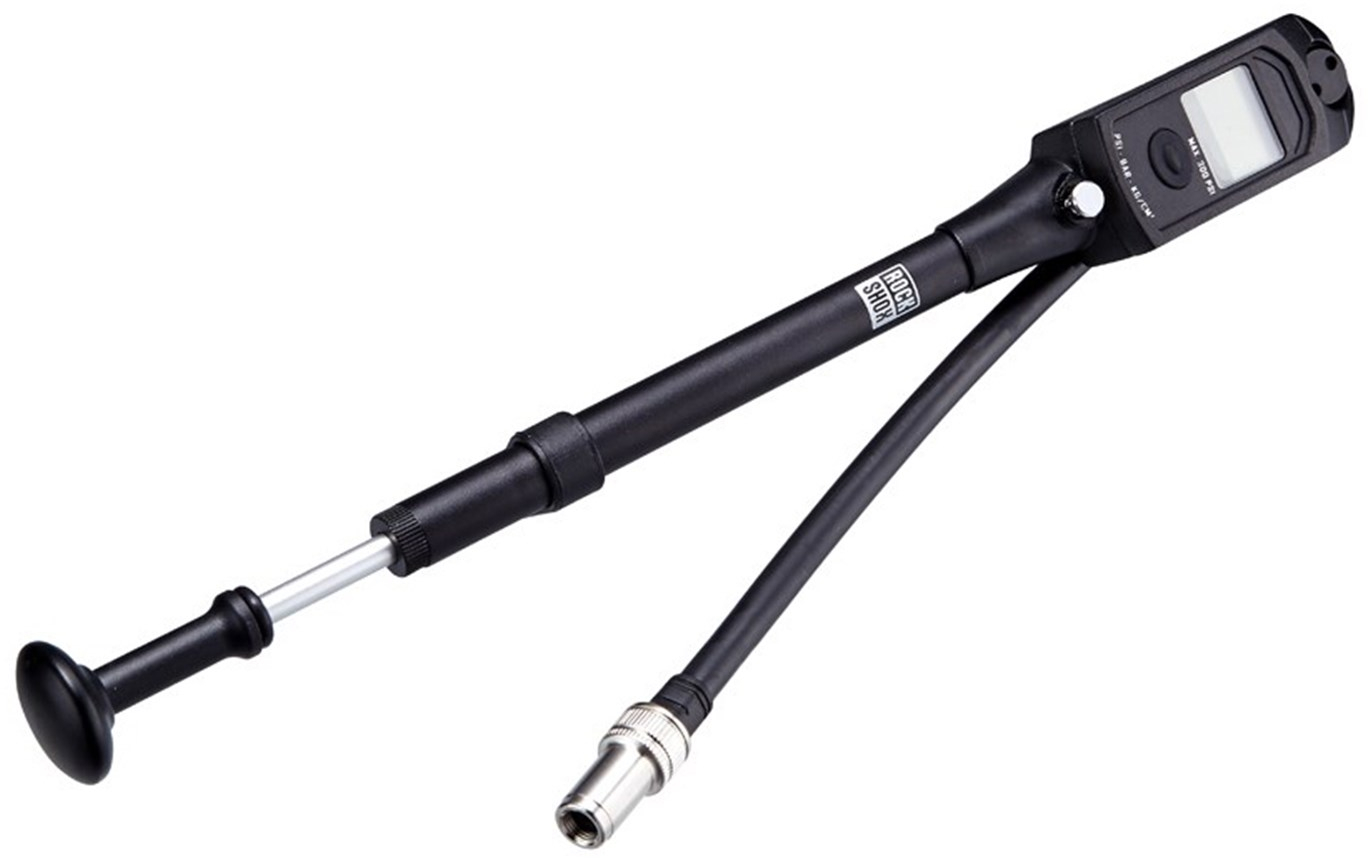 Rock Shox HighPressure ForkShock Pump 300 psi Max Digital Gauge The Bicycle Chain