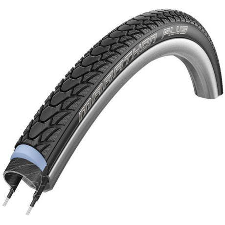 Schwalbe Marathon Plus Tyres 700c 28 and 650b. Puncture resistant street and touring