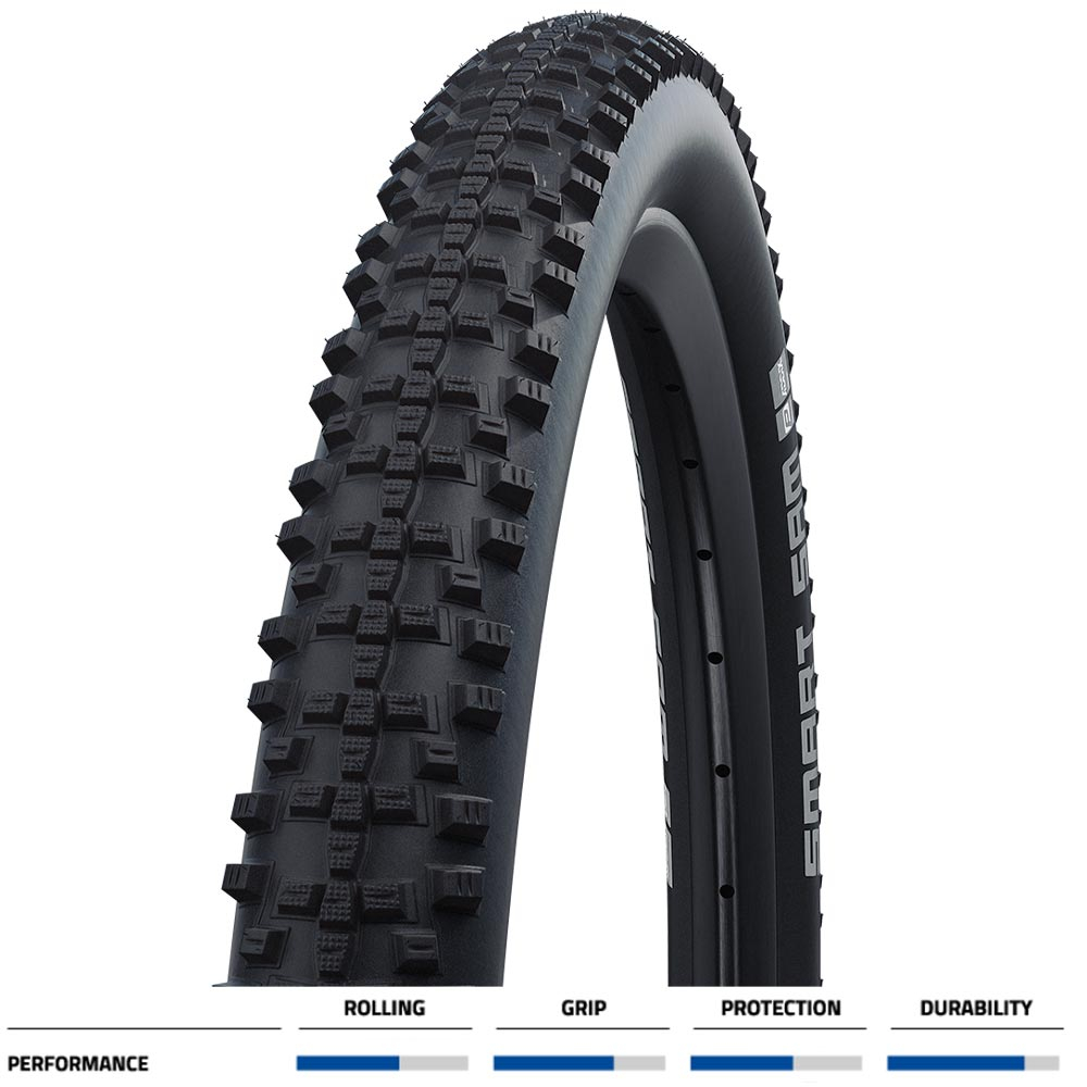 Schwalbe Smart Sam Tire 27.5 X 2.10 (54-584) Black, Performance - View #10