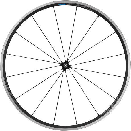 Tru build Wheels 700C Front Wheel Shimano 105 Mach1 Omega Rim 32H Black The Bicycle Chain