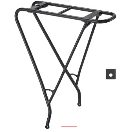 Tortec EPIC STAINLESS STEEL REAR RACK 26700C The Bicycle Chain