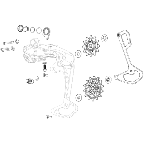 Sram derailleur cage 2025 replacement